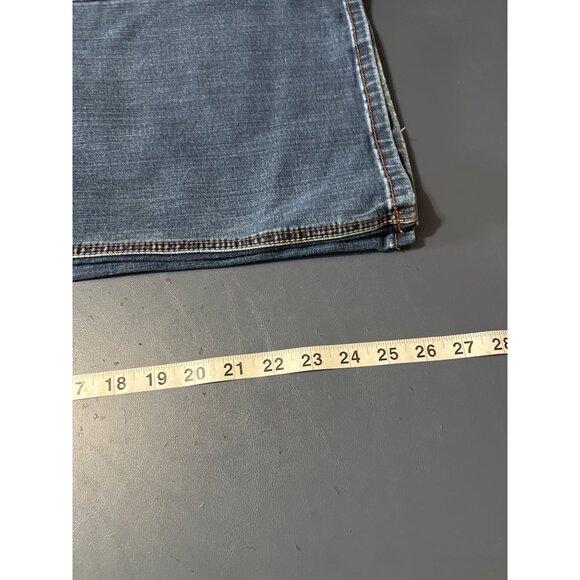 Lane Bryant Womens Bootcut Jeans Size 28 Short Cotton Blend Mid-Rise Blue Denim - Picture 6 of 13